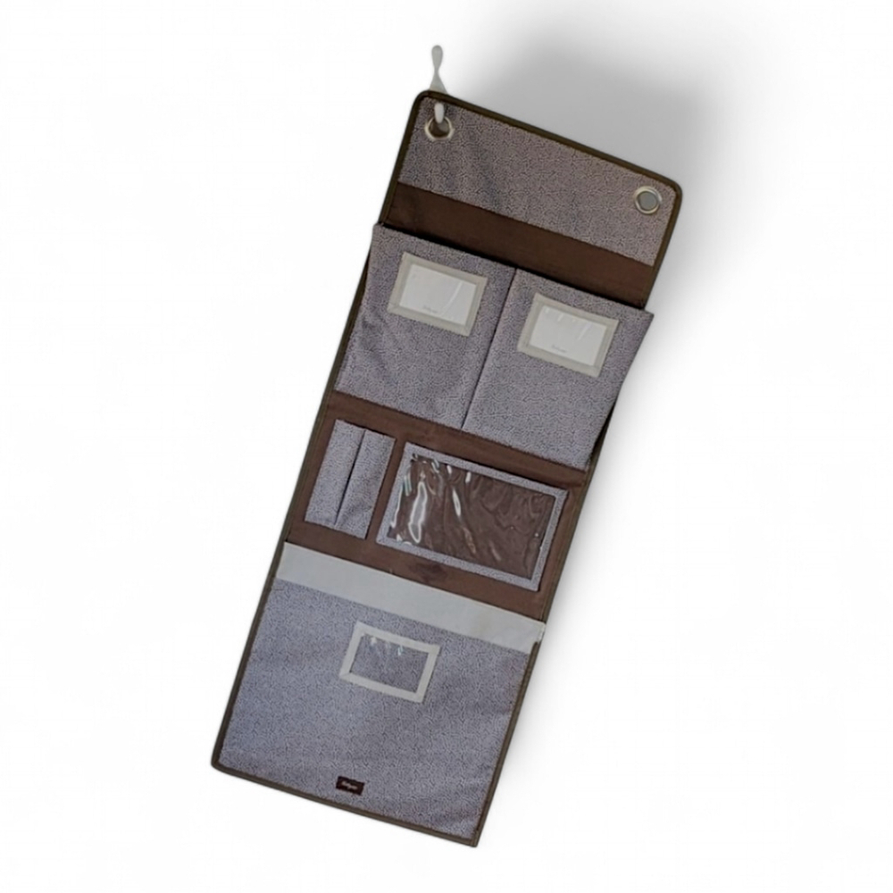 Thirty One Bags 3M Hang-Up Over the Door Multi Pocket Canvas Organizer (2 pcs) - Picture 3 of 7